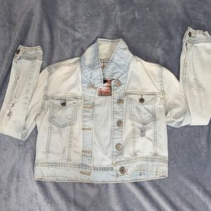 rue 21 cropped jean jacket